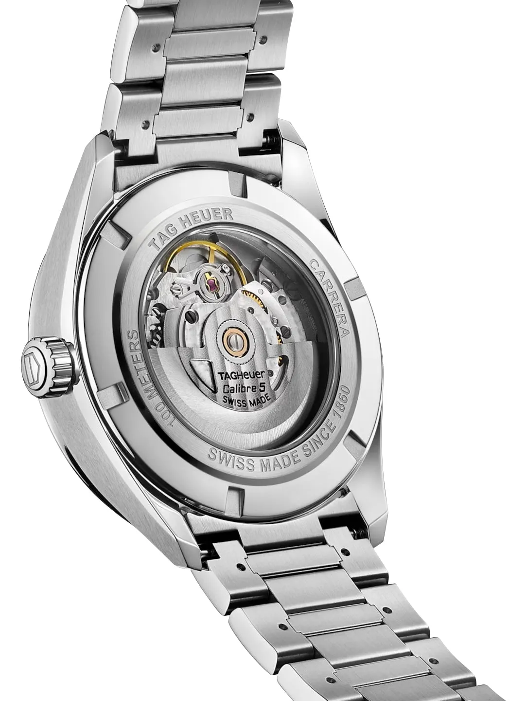 TAG Heuer Carrera Automatic Stainless Steel Black Dial Day/Date Mens Watch WBN2013.BA0640