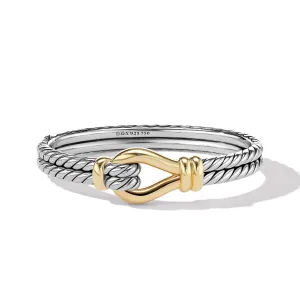 Thoroughbred Loop Bracelet with 18K Yellow Gold