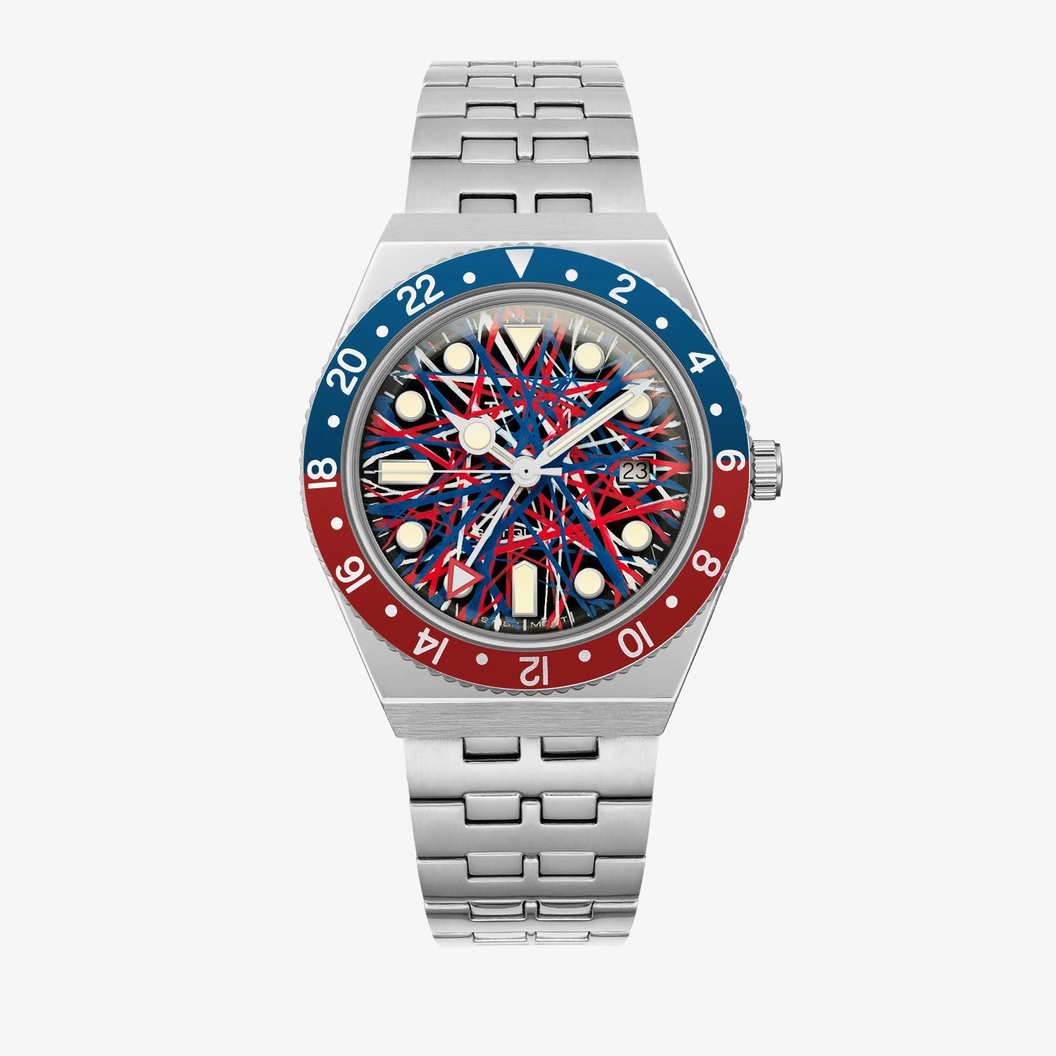 Timex Q GMT Crimson Tide