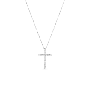 Tiny Treasures Diamond Bigger Cross Pendant