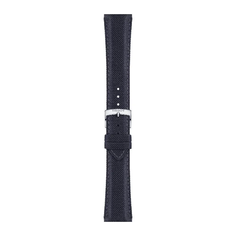 Tissot Official Anthracite Fabric Strap Lugs 21mm