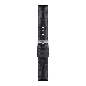 Tissot Official Black Leather and Rubber Parts Strap Lugs 22mm