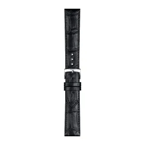 Tissot Official Black Leather Strap Lugs 20mm