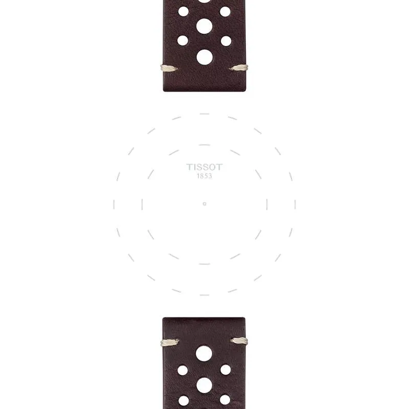 Tissot Official Brown Leather Strap Lugs 22mm