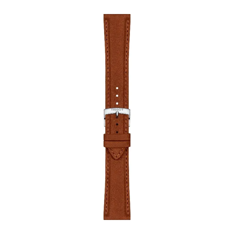Tissot Official Camel Leather Strap Lugs 21mm