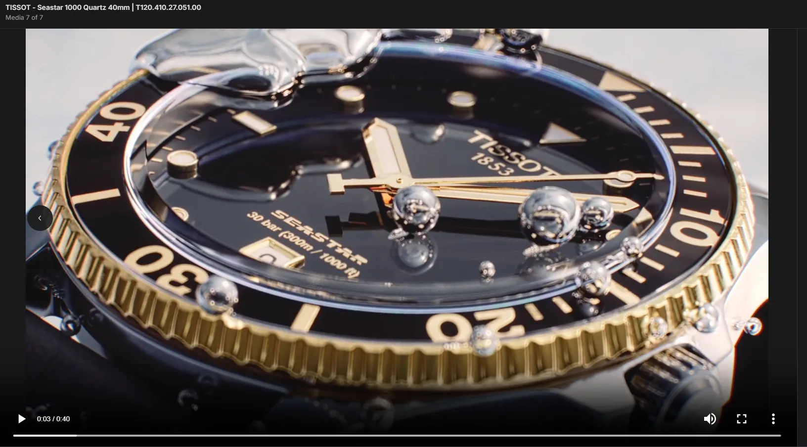 TISSOT - Seastar 1000 Quartz 40mm | T120.410.27.051.00
