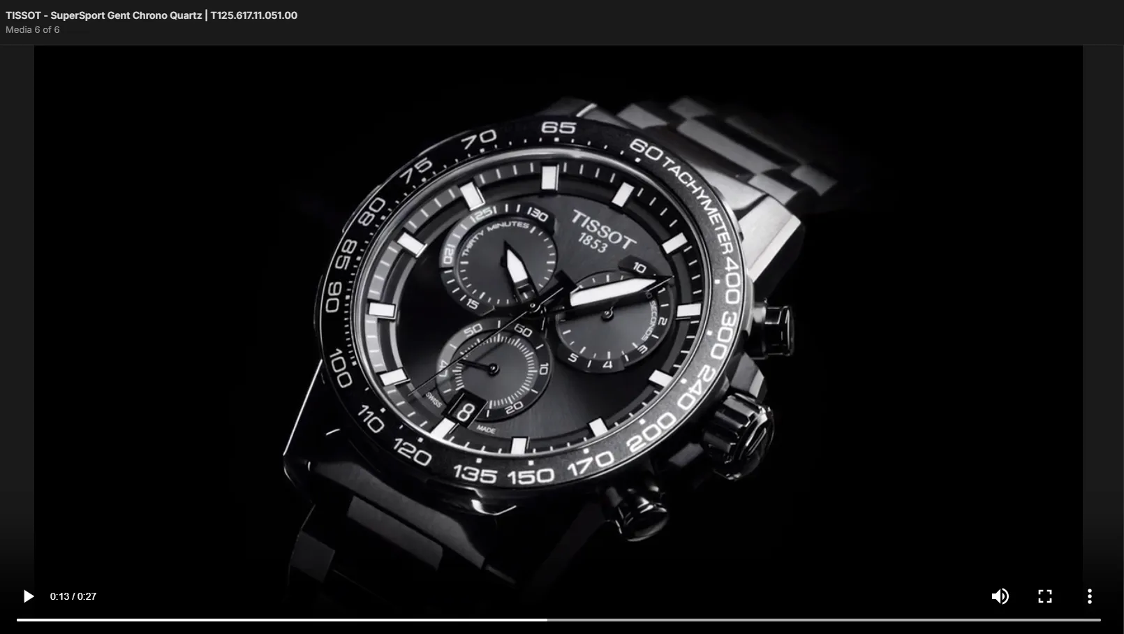 TISSOT - SuperSport Chrono Quartz | T125.617.16.051.00