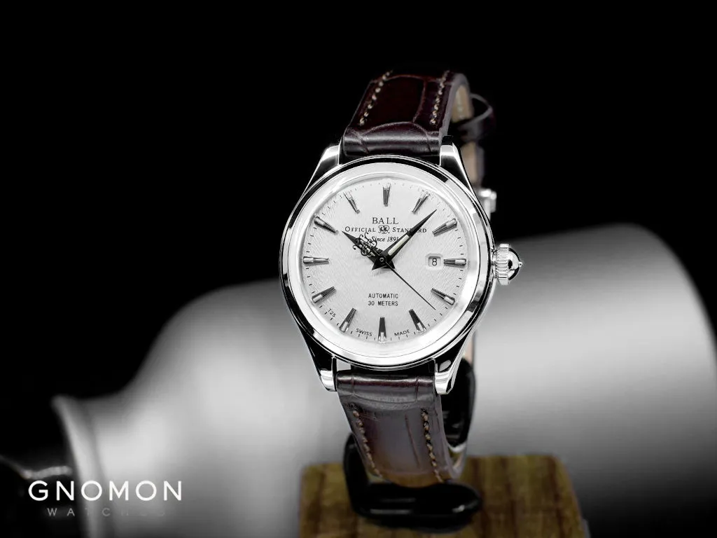 Trainmaster Eternity Silver Ladies - Leather - Ref. NL2080D-LJ-SL