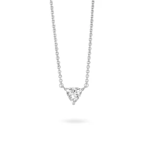 Trillion Solitaire Pendant | White (0.38ct)