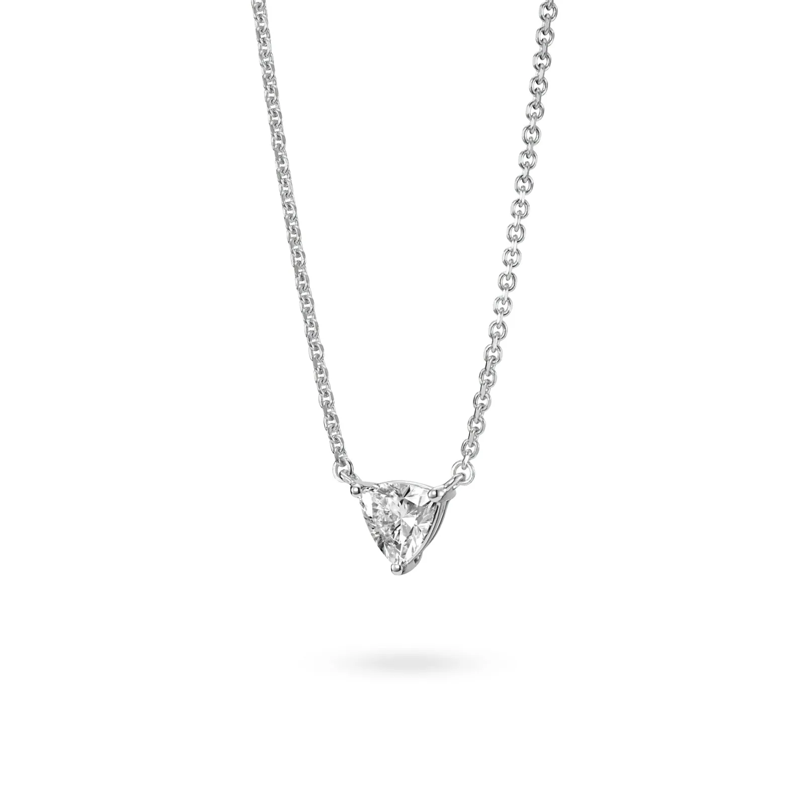 Trillion Solitaire Pendant | White (0.38ct)