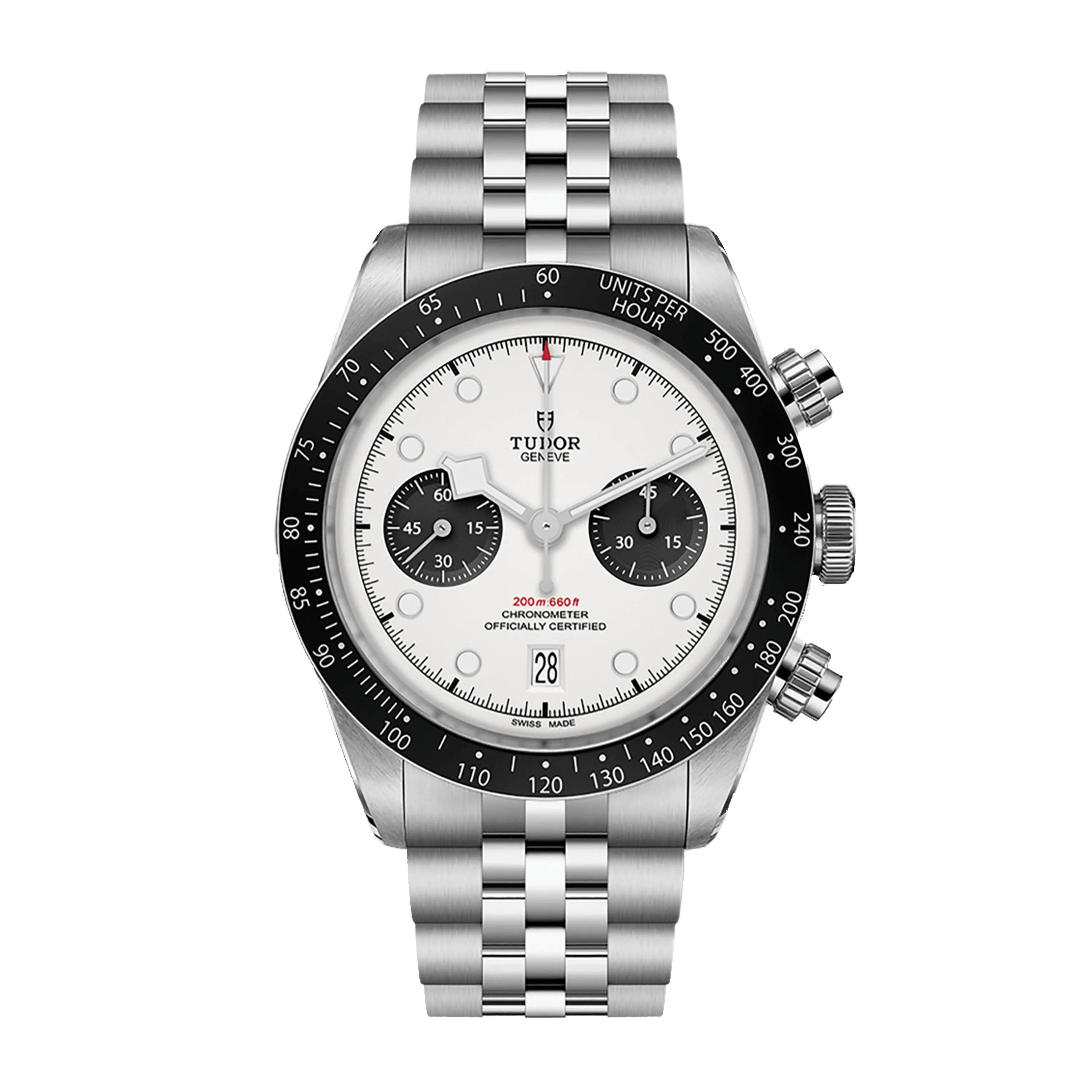Tudor Black Bay Chrono Watch, 41mm White Dial, m79360n-0014