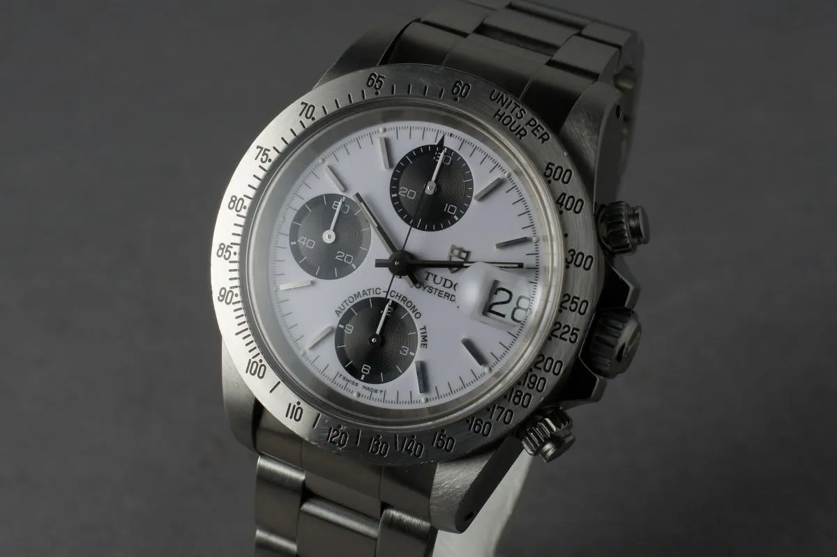 Tudor Chronograph Big Block  79180 with Box and Papers