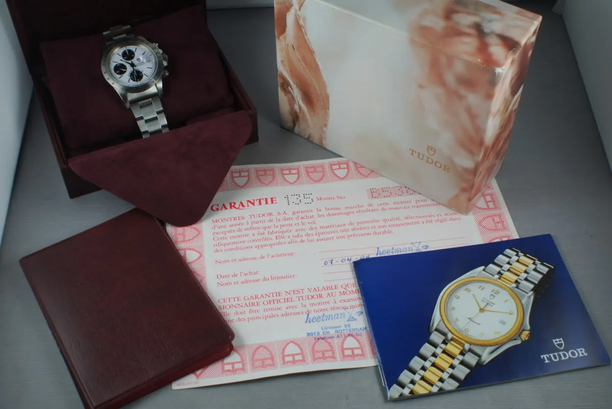 Tudor Chronograph Big Block  79180 with Box and Papers