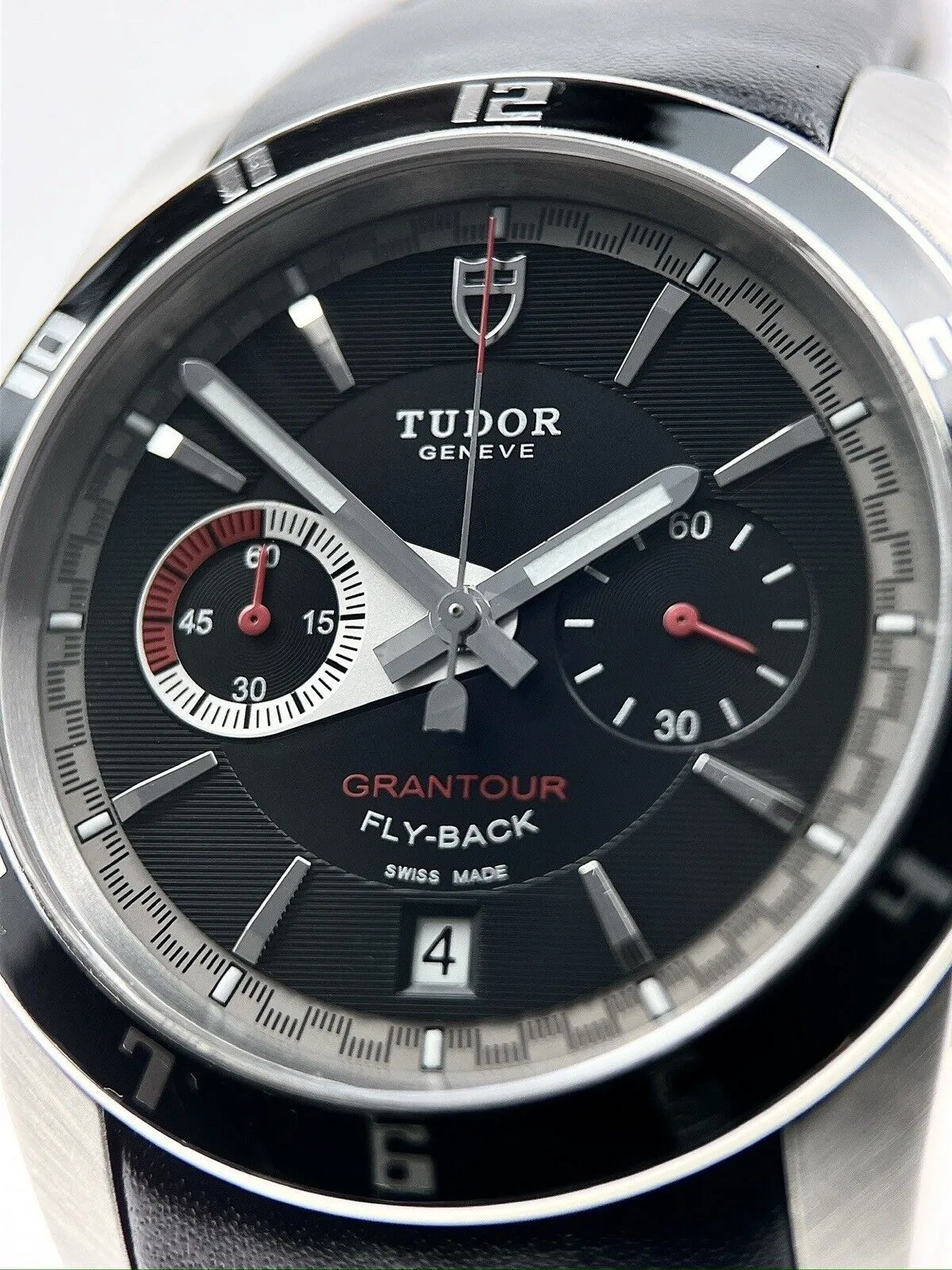 Tudor Grantour Chronograph 20550N 42mm Automatic Men’s Watch Black Dial