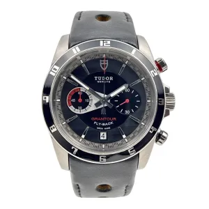 Tudor Grantour Chronograph 20550N 42mm Automatic Men’s Watch Black Dial