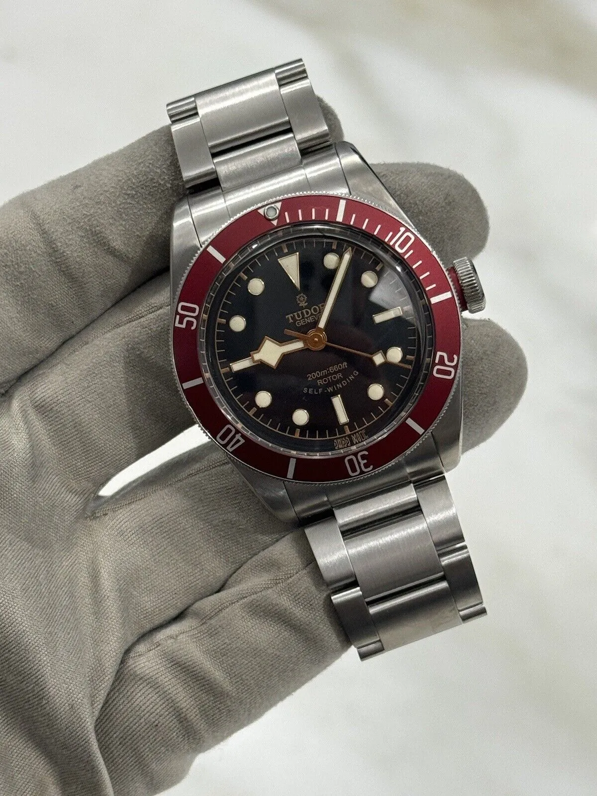 Tudor Heritage Black Bay 79220R Automatic Men's Watch Smiley Dial - Watch only