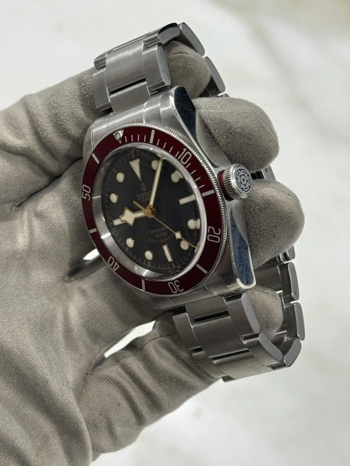 Tudor Heritage Black Bay 79220R Automatic Men's Watch Smiley Dial - Watch only