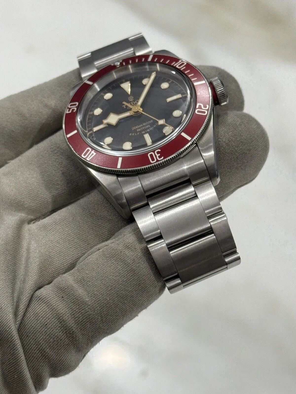 Tudor Heritage Black Bay 79220R Automatic Men's Watch Smiley Dial - Watch only