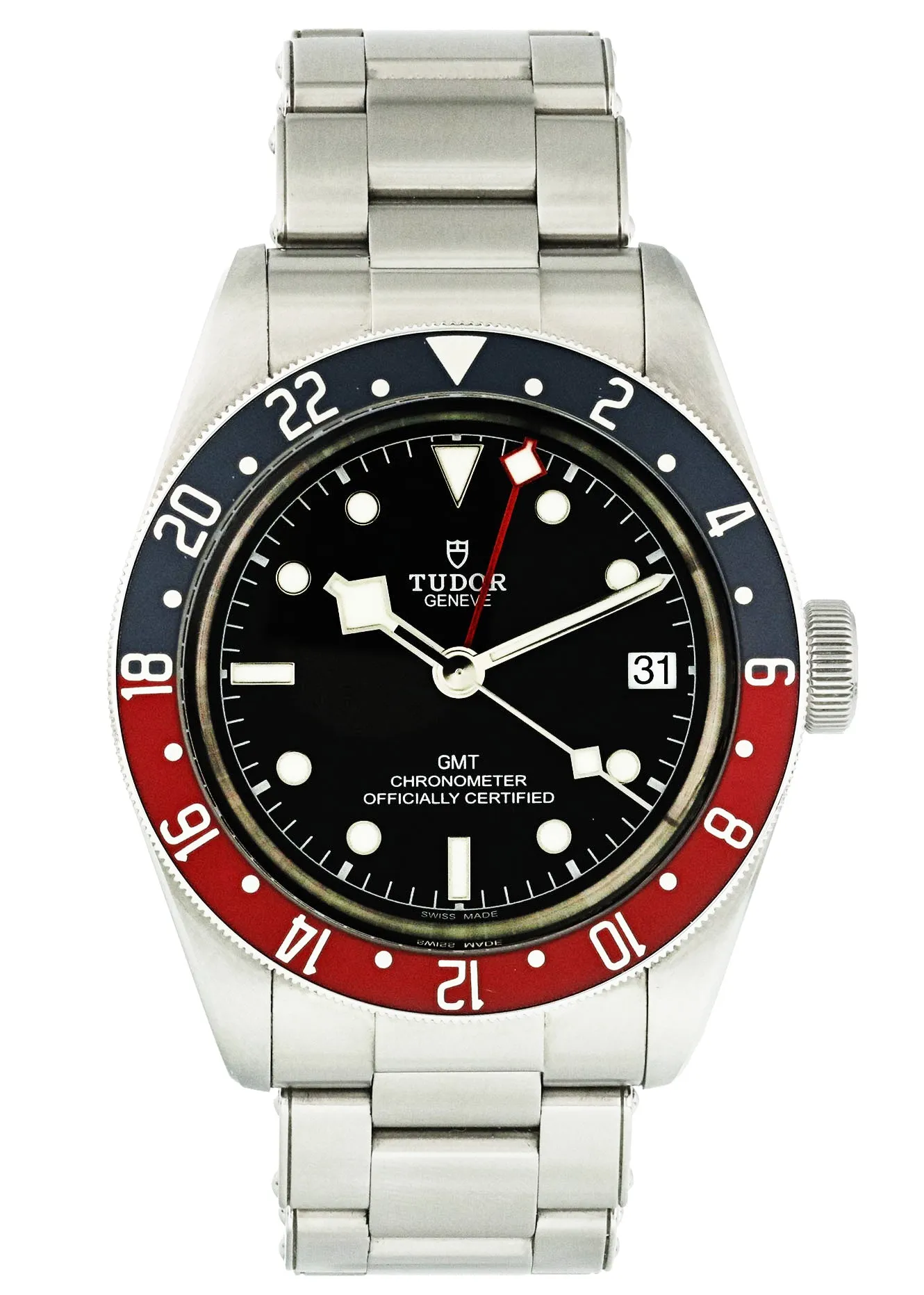 Tudor Heritage Black Bay 79830RB GMT Pepsi Bezel Mens Watch Box Papers
