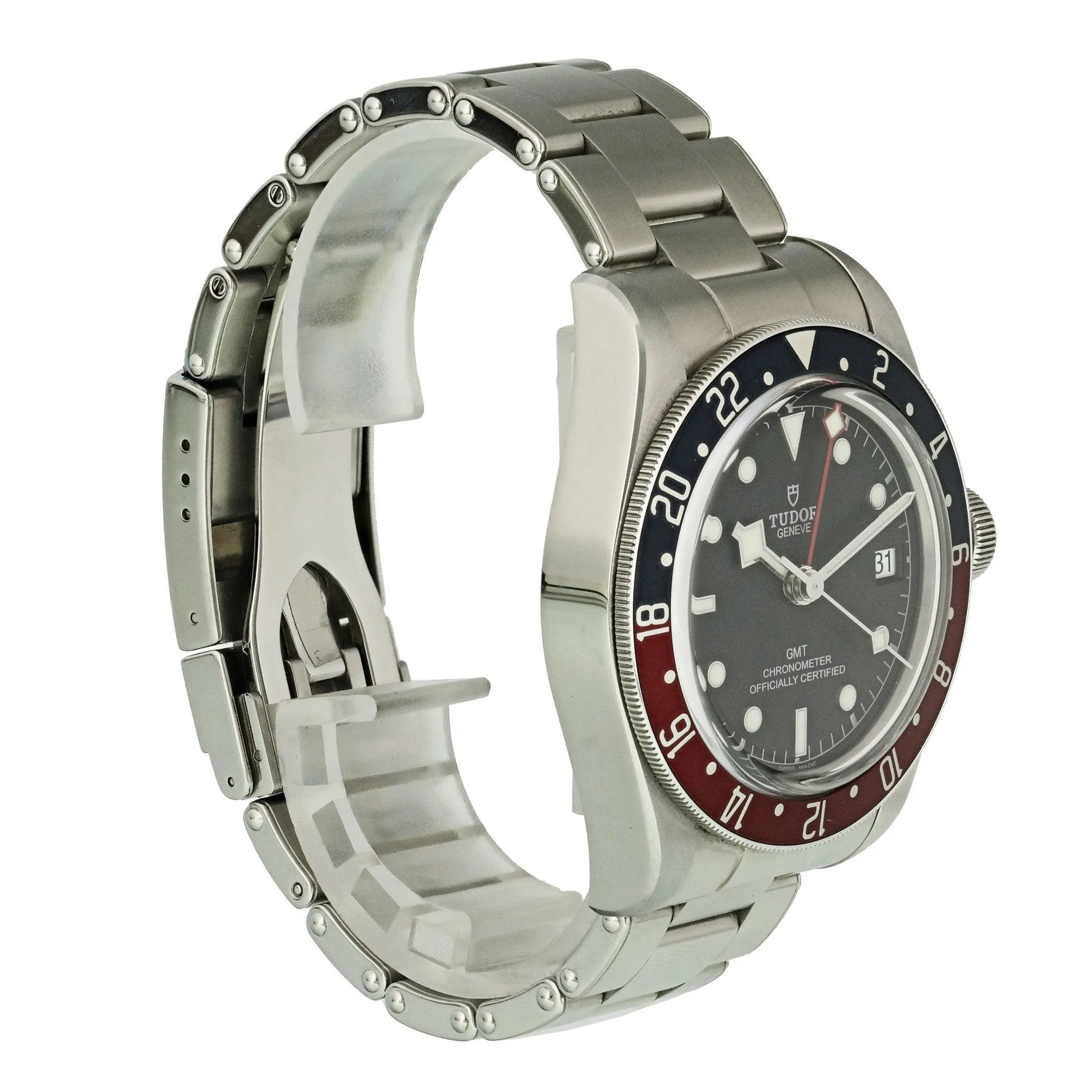 Tudor Heritage Black Bay 79830RB GMT Pepsi Bezel Mens Watch Box Papers