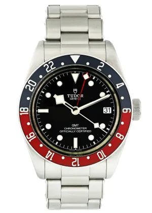 Tudor Heritage Black Bay 79830RB GMT Pepsi Bezel Mens Watch Box Papers