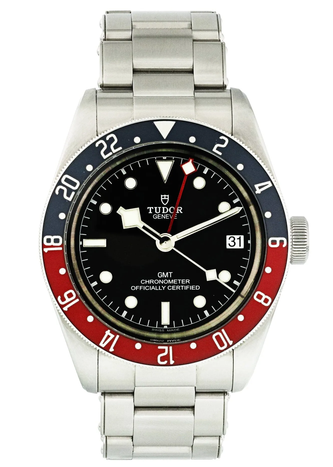 Tudor Heritage Black Bay 79830RB GMT Pepsi Bezel Mens Watch Box Papers
