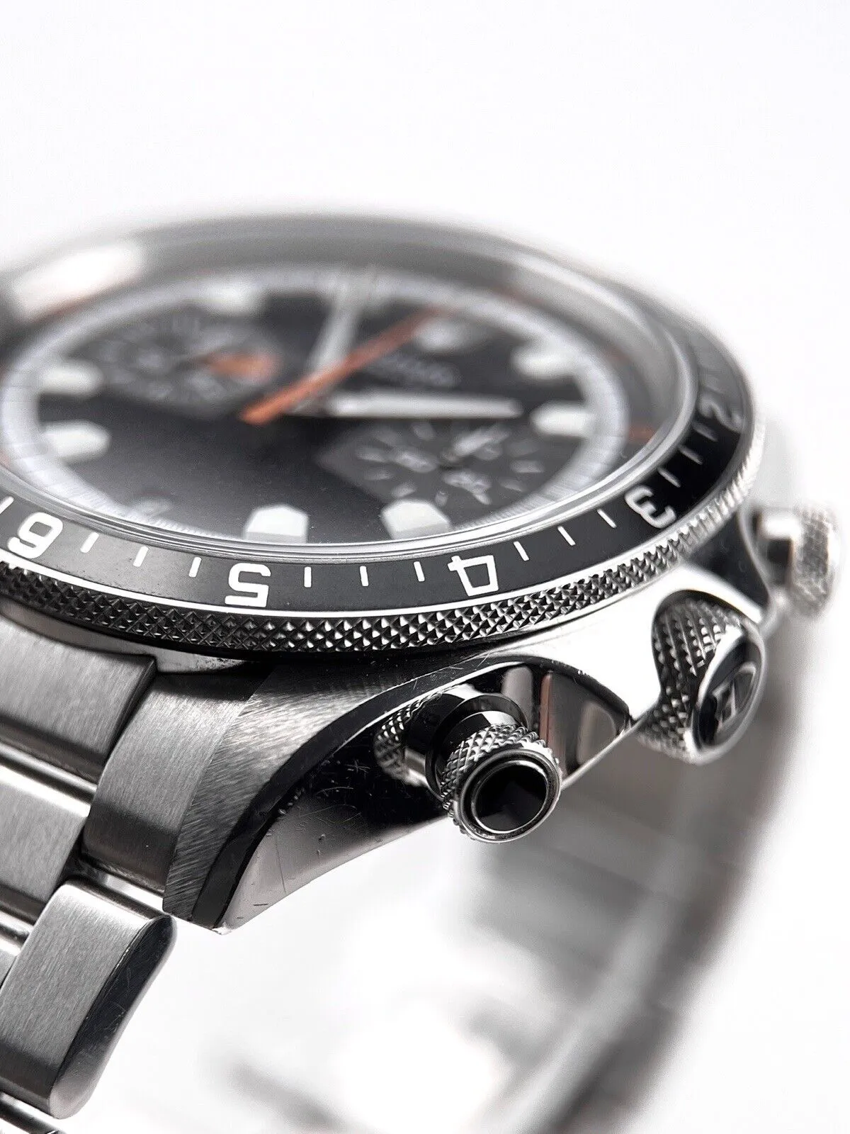 Tudor Heritage Chronograph Auto 42mm Steel Mens Bracelet Watch Date 70330N B&P