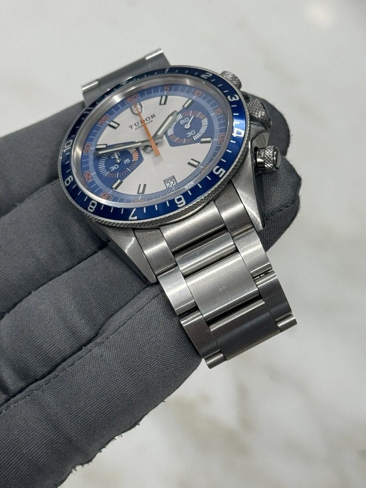 Tudor Heritage Chronograph Blue Steel 42mm Automatic Men’s Watch 70330B