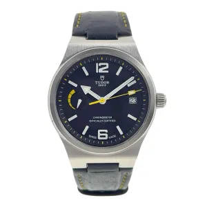 Tudor North Flag 91210N Stainless Steel Mens 40mm Black Dial Automatic Watch