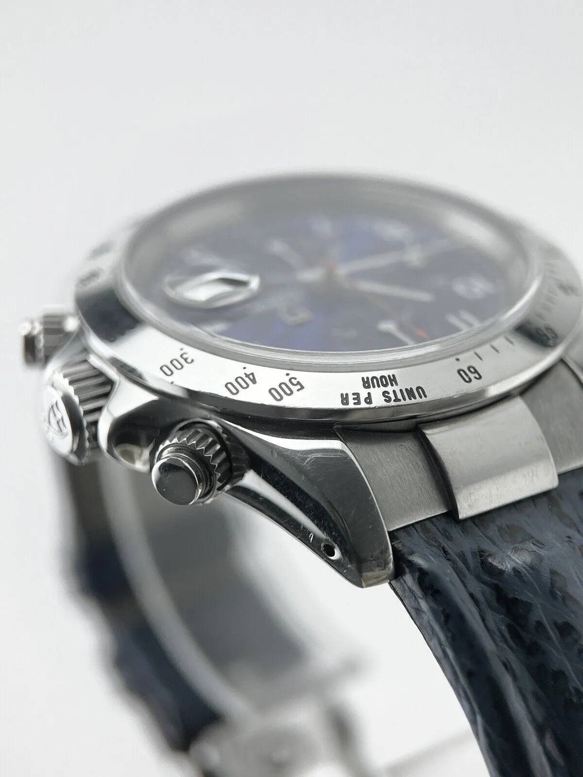 TUDOR Prince Date Chrono Time 79280 Chronograph Automatic Men's Watch Blue Dial