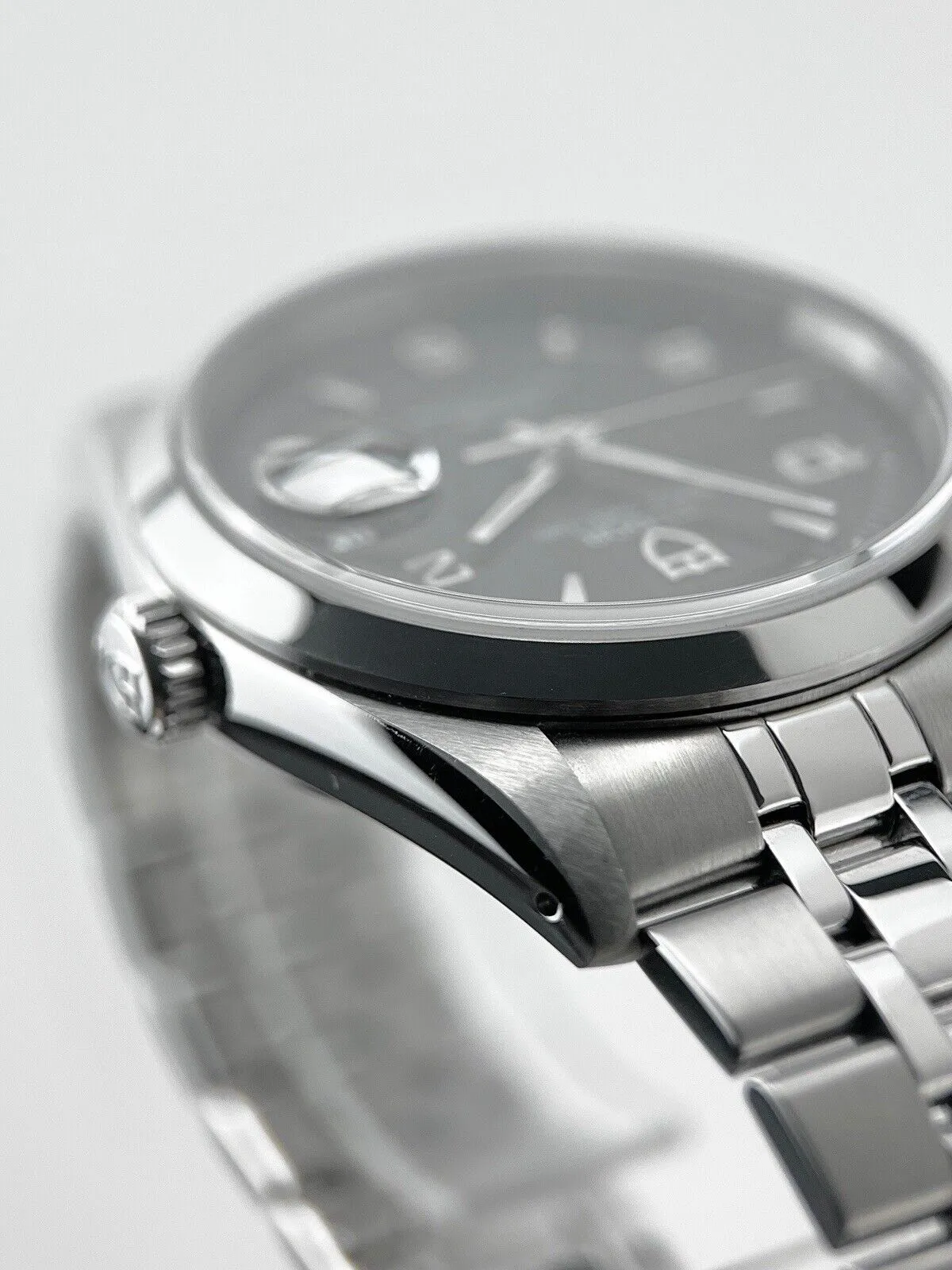 Tudor Prince Date Day 76200 Black Dial Automatic Stainless Steel Men's Watch