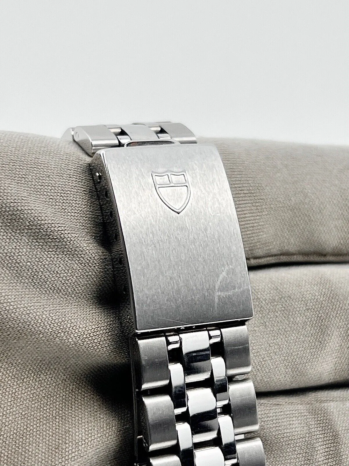 Tudor Prince Date Day 76200 Black Dial Automatic Stainless Steel Men's Watch