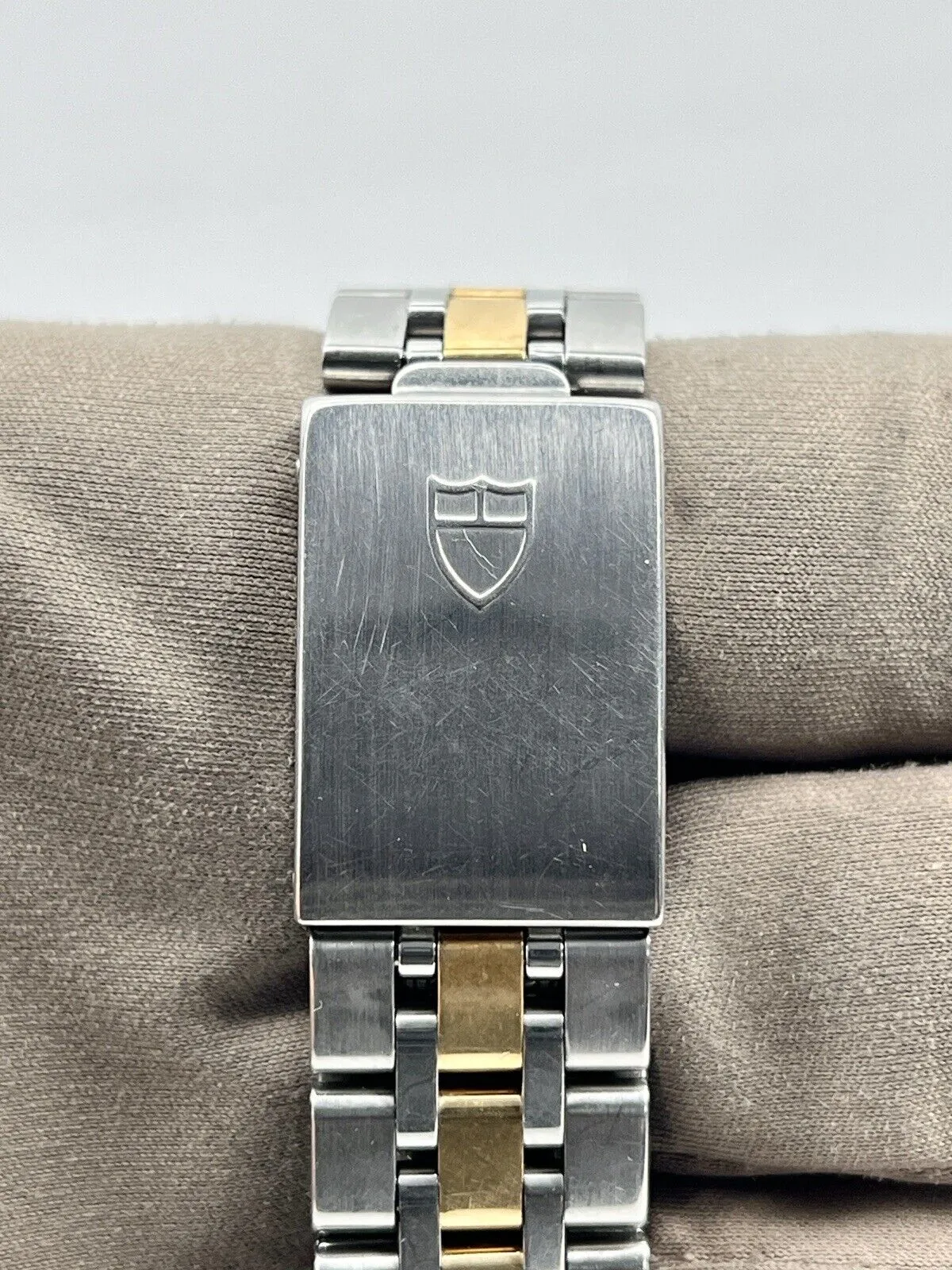 TUDOR Prince Date Day 76213 Champagne Dial Men's Two Tone Automatic Watch