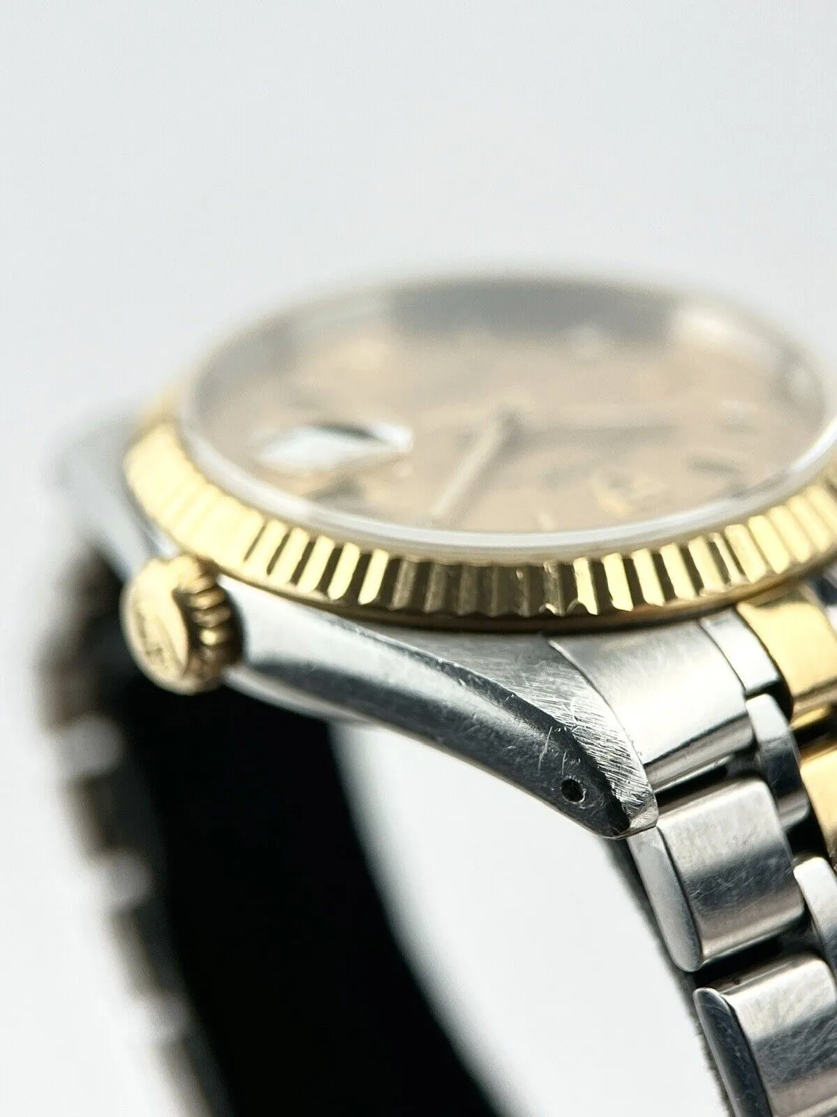 TUDOR Prince Date Day 76213 Champagne Dial Men's Two Tone Automatic Watch