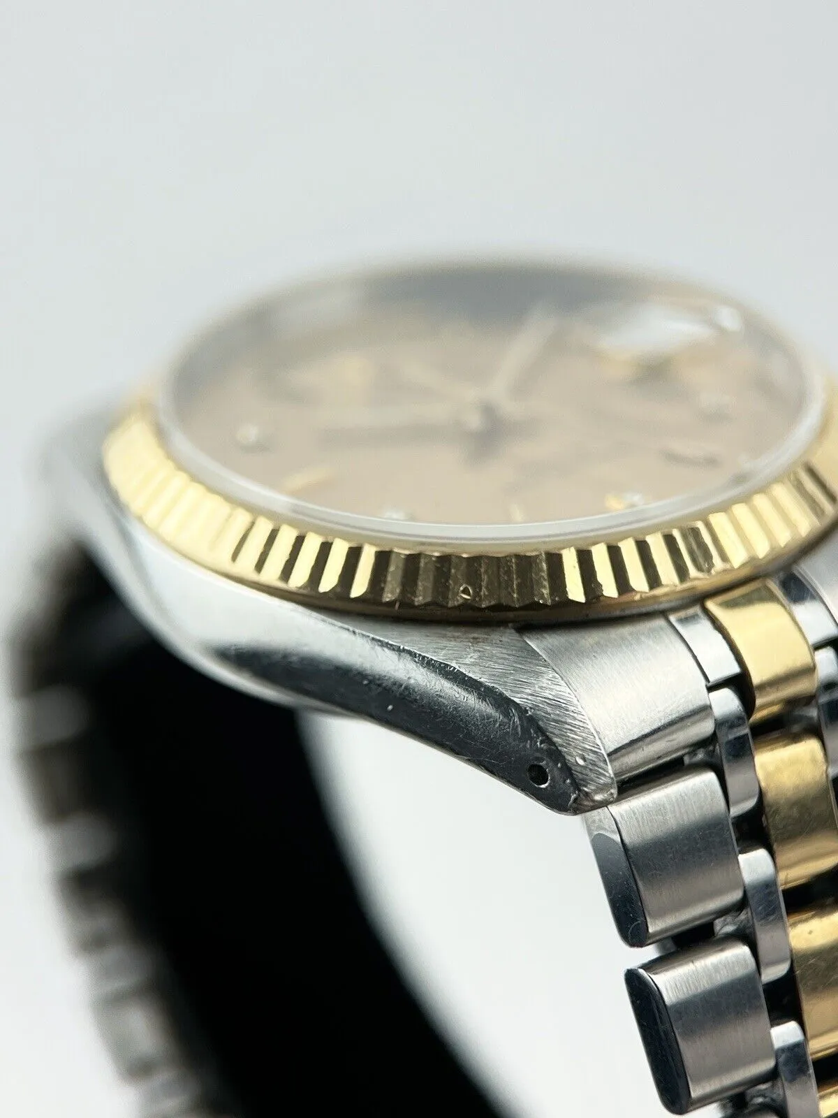 TUDOR Prince Date Day 76213 Champagne Dial Men's Two Tone Automatic Watch