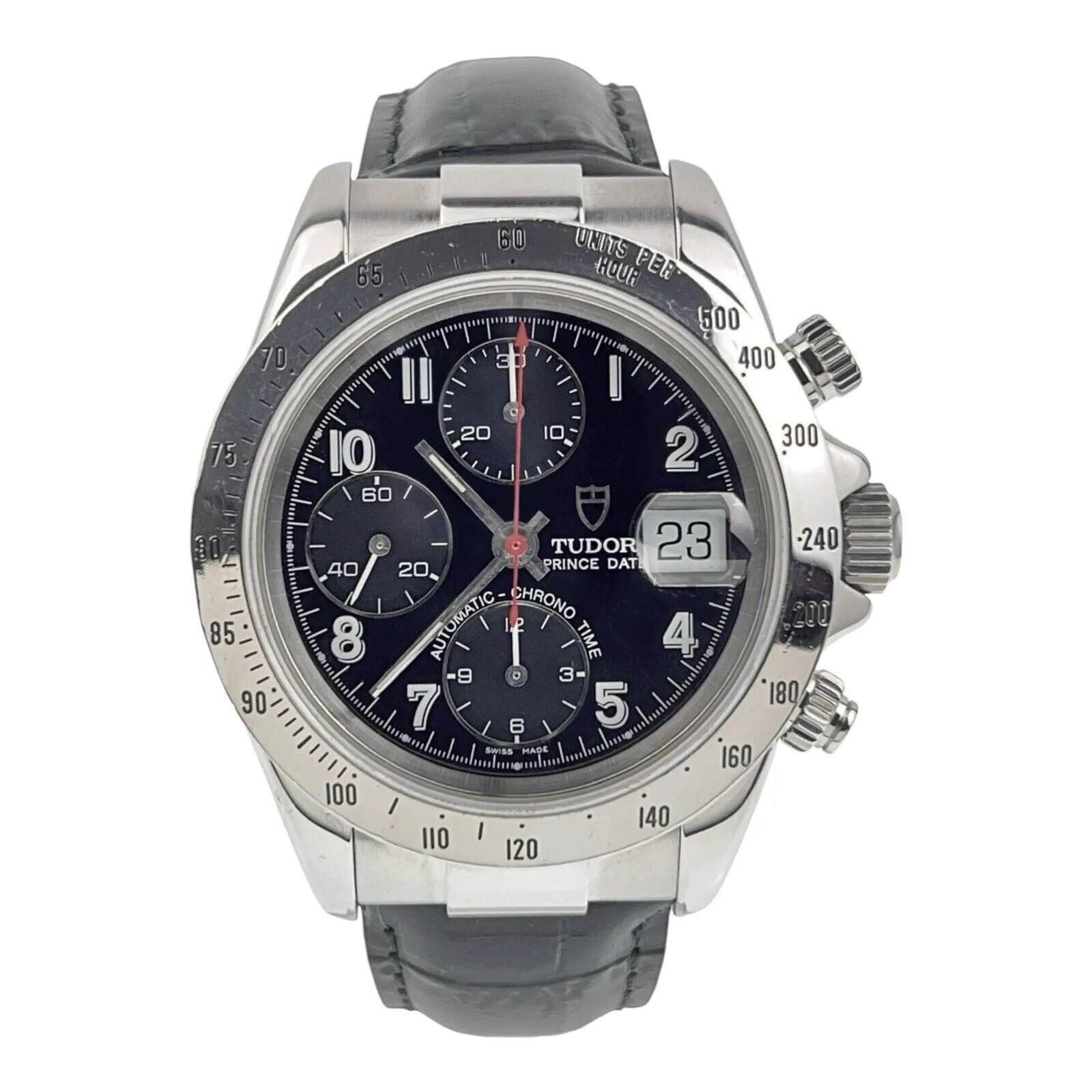 Tudor Prince Date Stainless Steel Black Dial 40mm Automatic Men’s Watch 79280P