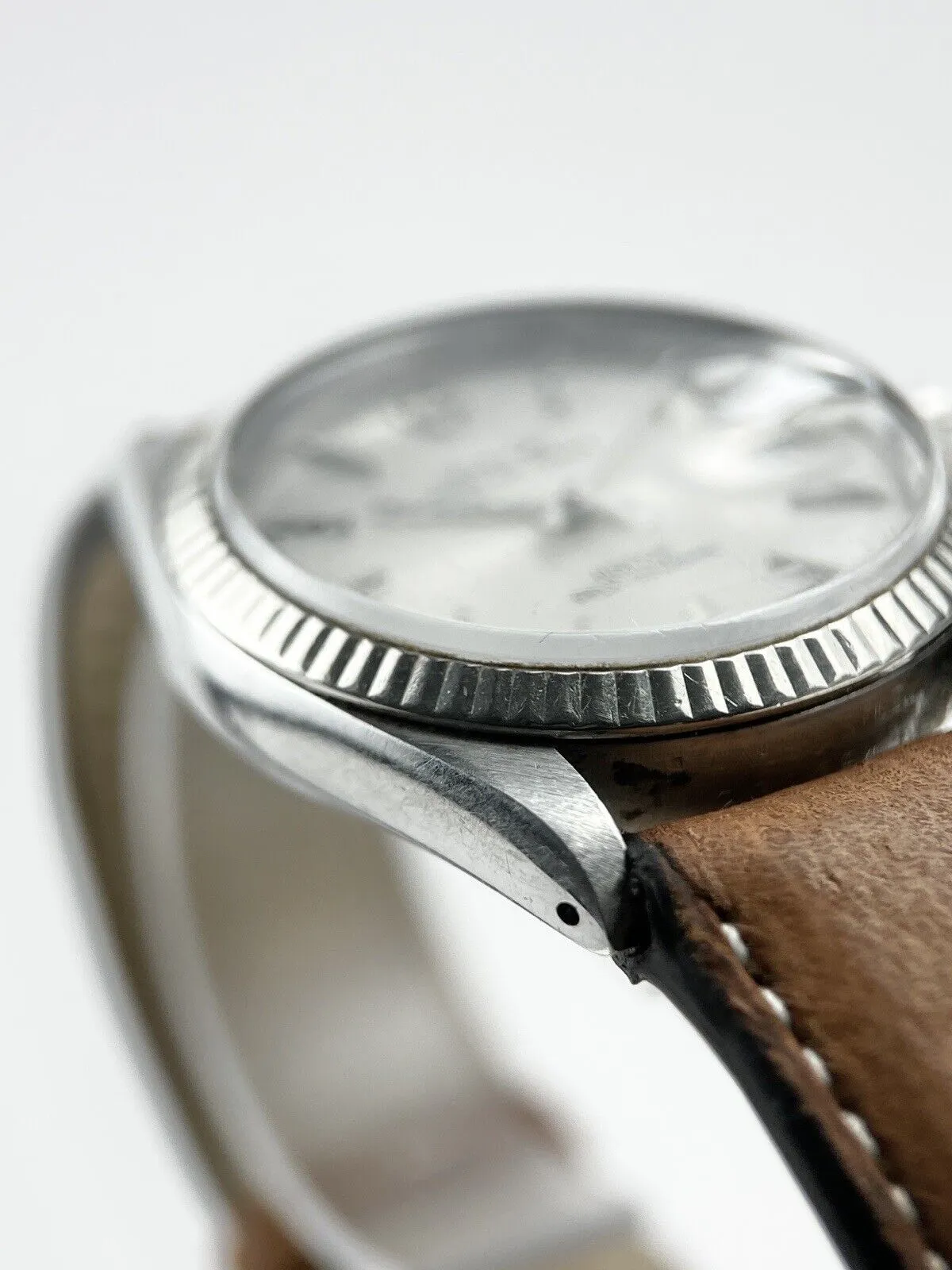 Tudor Prince Oysterdate 74034  Silver Dial Automatic Winding Mens Watch 34mm