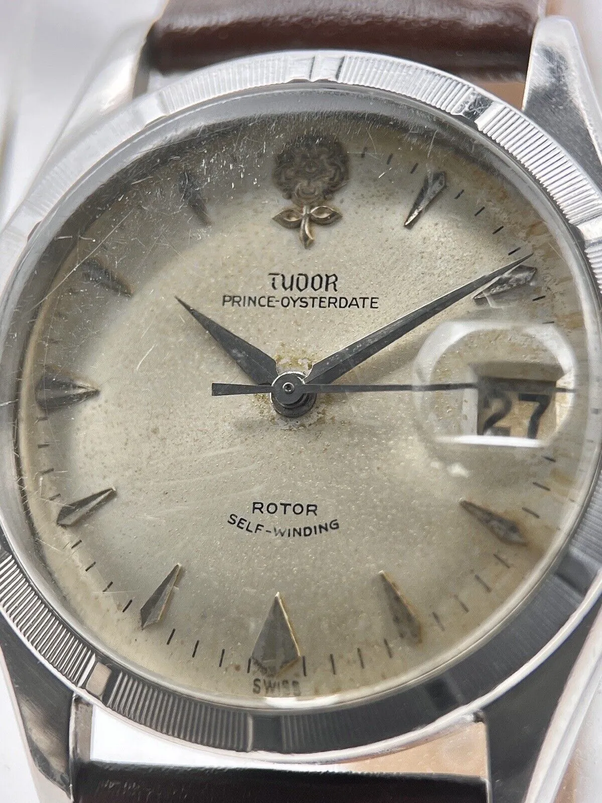 Tudor Prince Oysterdate Big Rose - Ref. 7966 - Automatic Vintage Watch