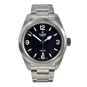 Tudor Ranger 39mm Stainless Steel 79950 Black Dial Automatic Mens Watch