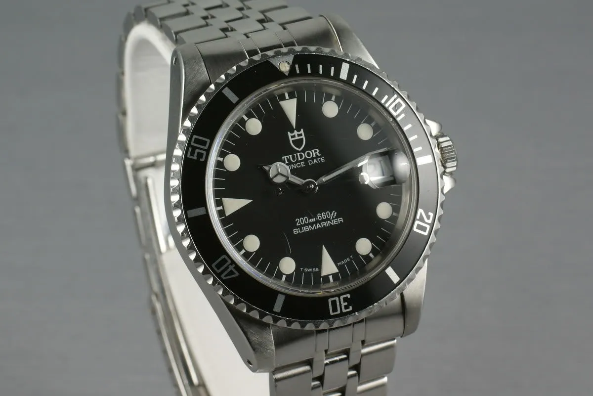 Tudor Submariner  75190 Rolex Crown Club