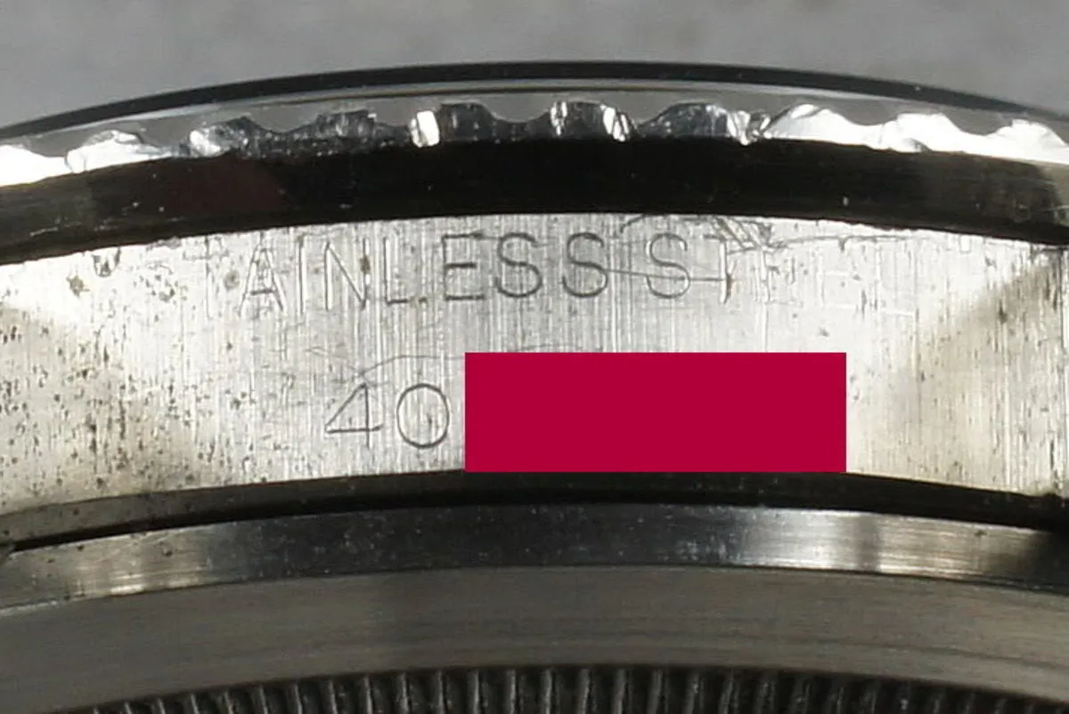 Tudor Submariner Pointed Crown Gaurd UNDERLINE  7928