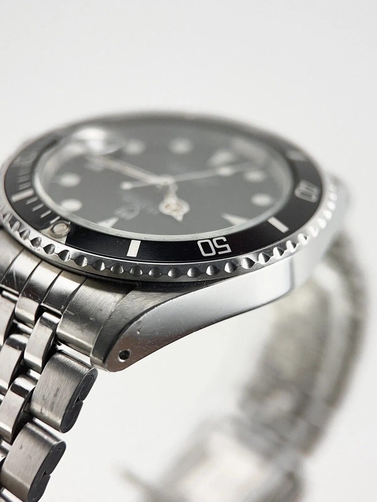 Tudor Submariner Stainless Steel Black 36mm Automatic Men’s Watch 75090