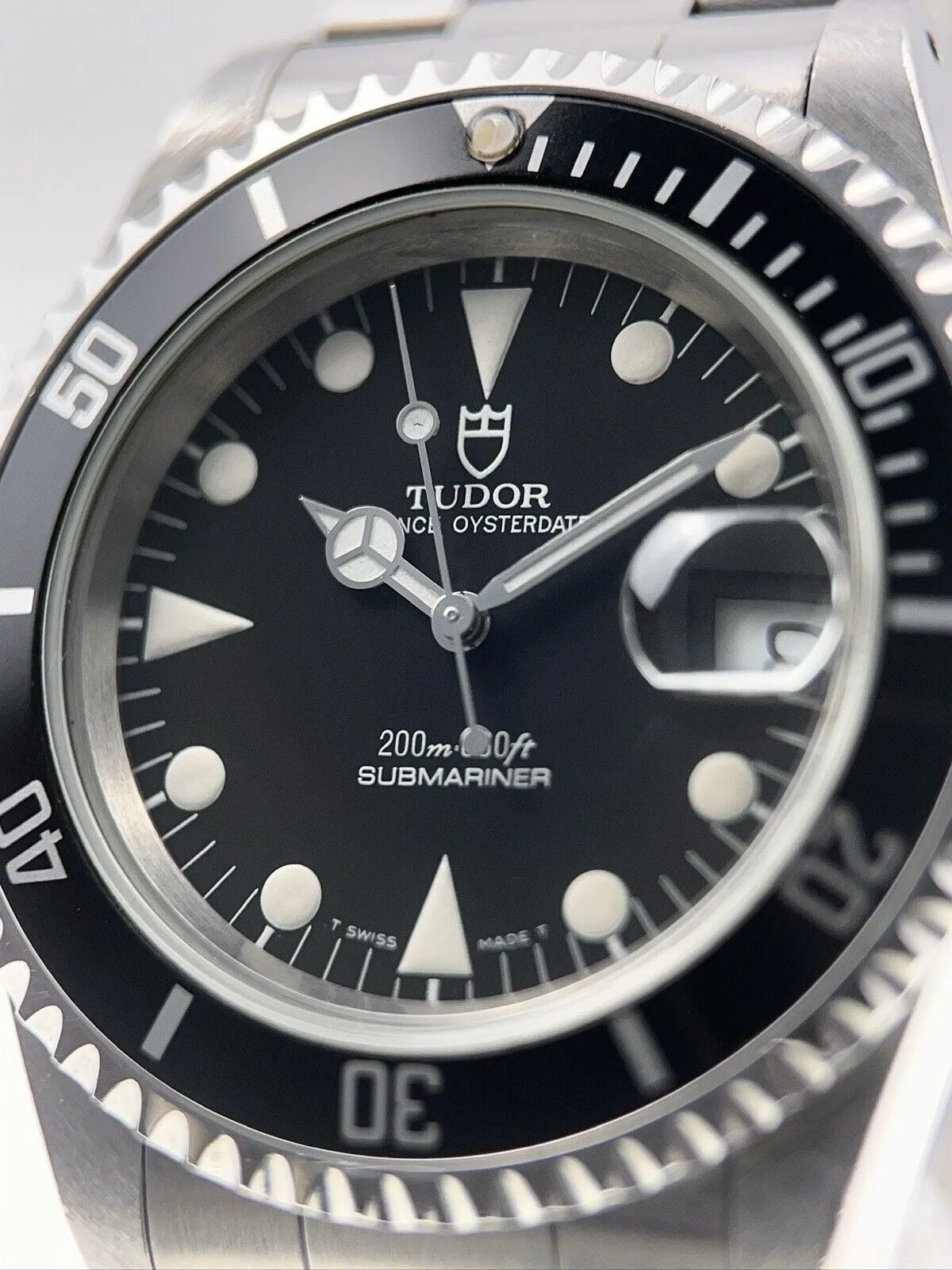 Tudor Submariner Stainless Steel Black 40mm Automatic Men’s Watch 79190