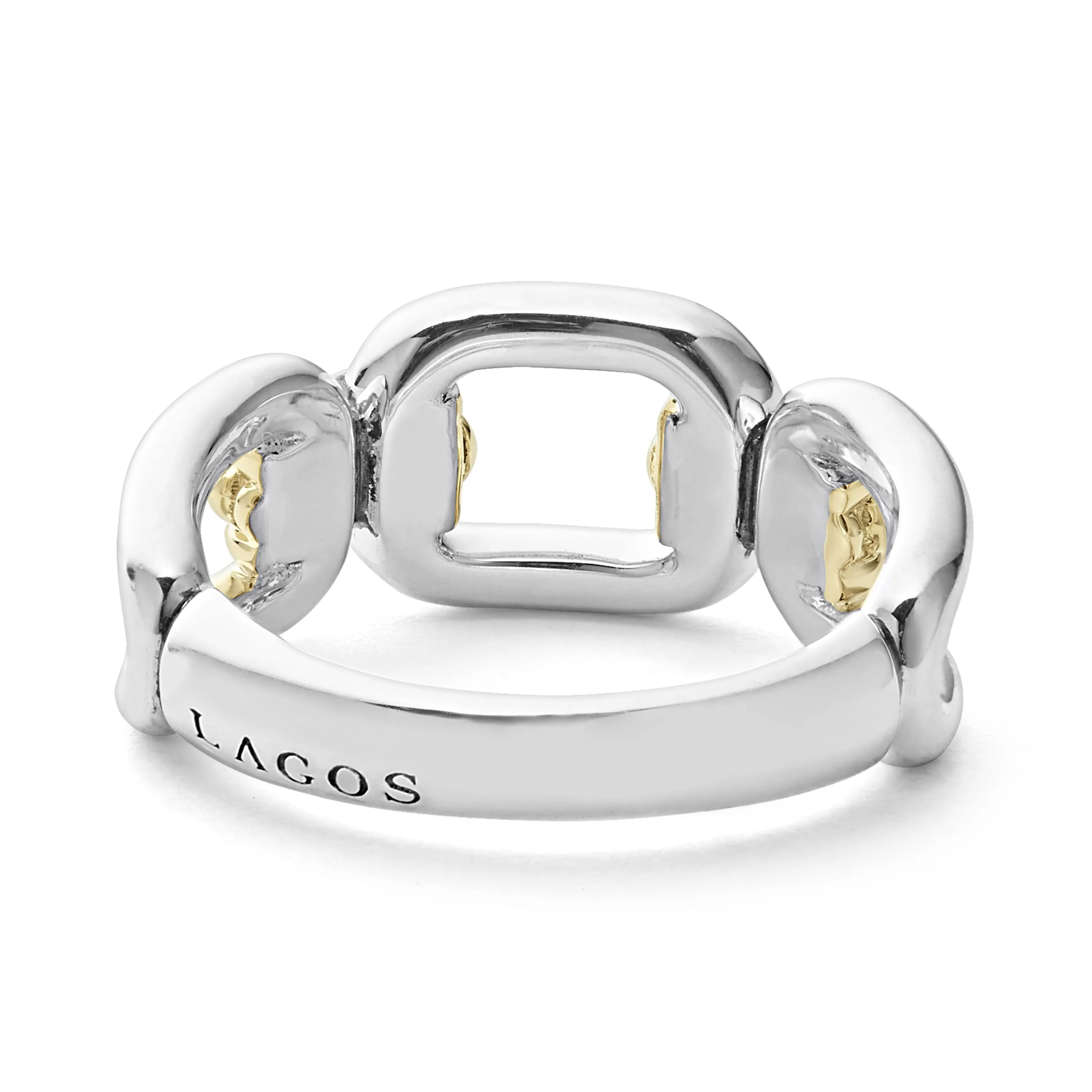 Two-Tone Link Ring (Size 7)