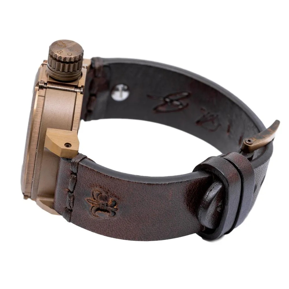 U-Boat Men's 7538 Chimera 46 Day Date Bronze Limited Edition