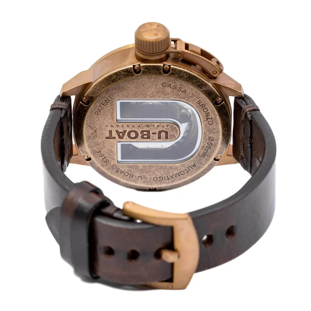 U-Boat Men's 8104 Classico Bronzo 50mm Watch
