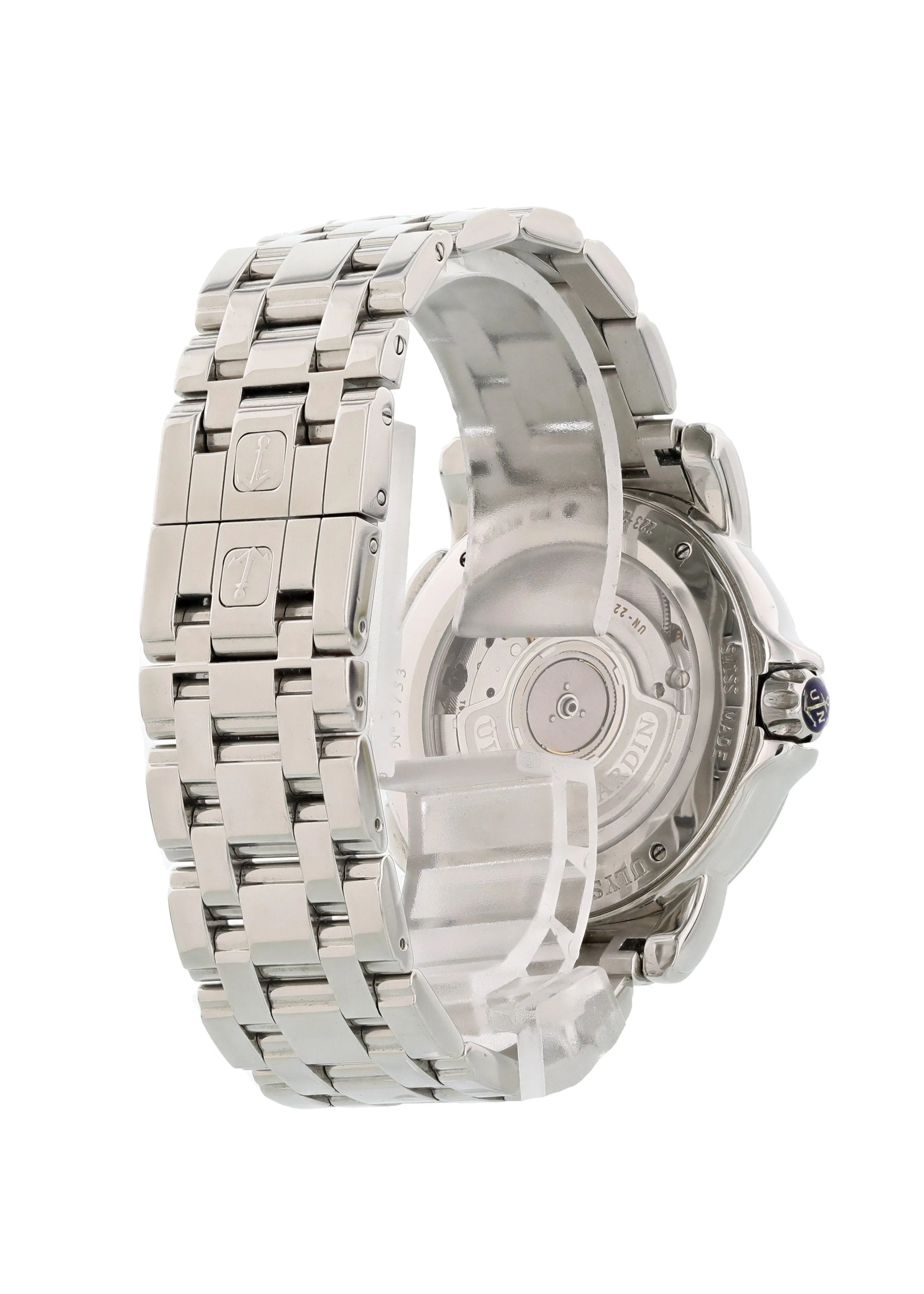 Ulysse Nardin Big Date GMT 223-22 Mother of Pearl Ladies Watch