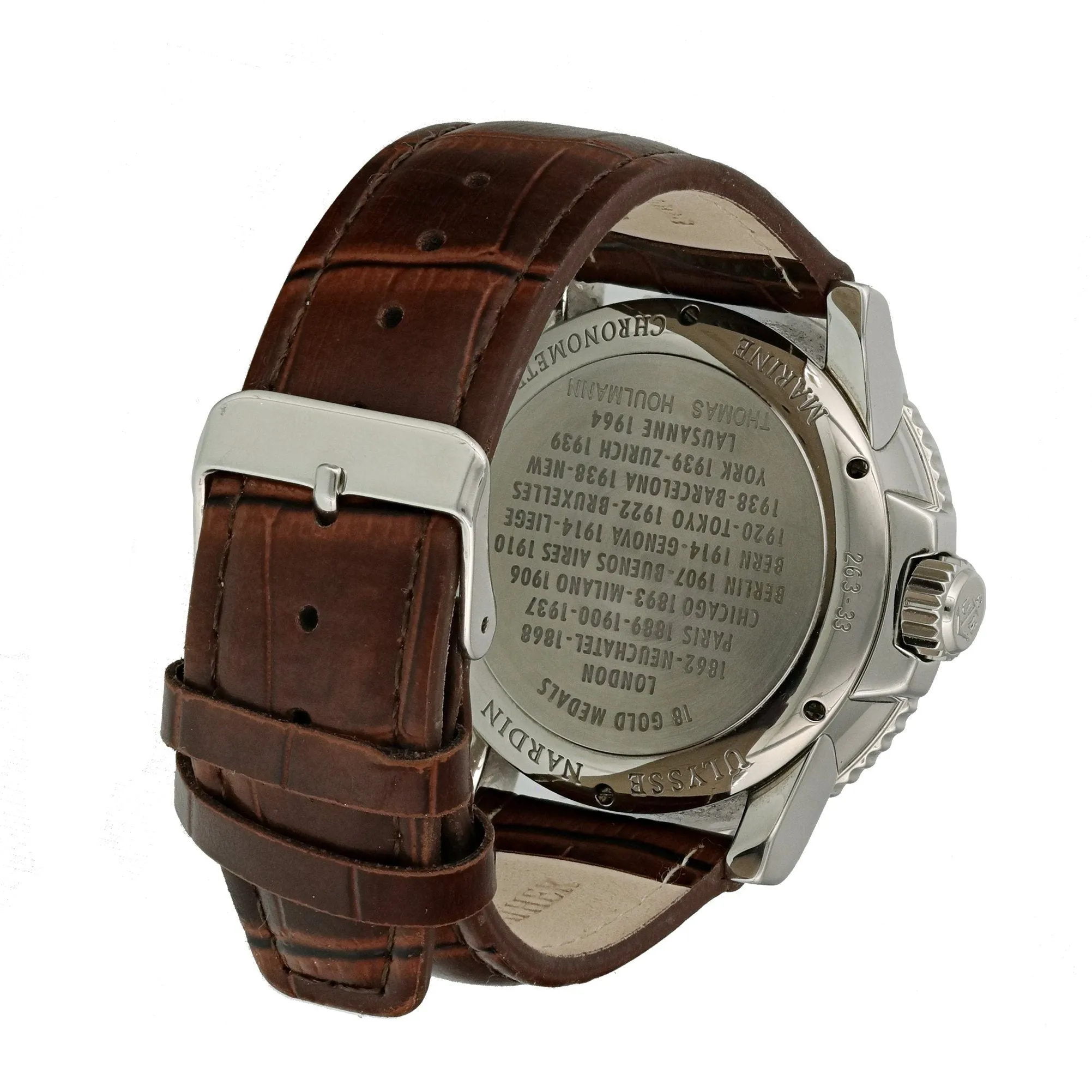 Ulysse Nardin Marine Diver 263-33 Mens Watch Box Papers