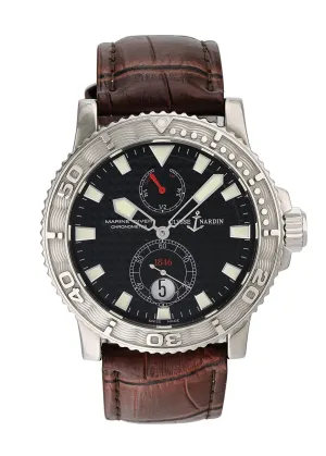 Ulysse Nardin Marine Diver 263-33 Mens Watch Box Papers