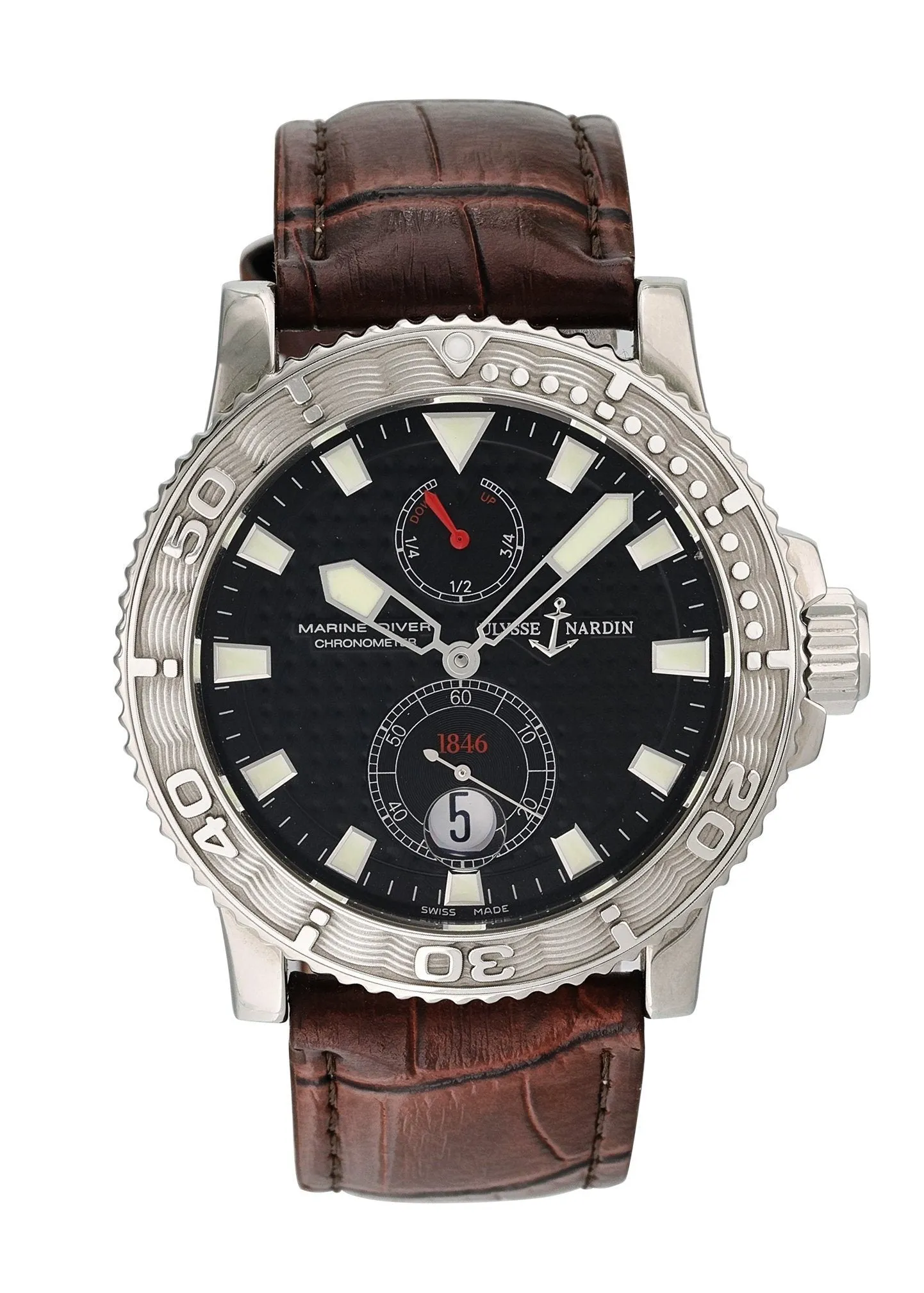 Ulysse Nardin Marine Diver 263-33 Mens Watch Box Papers